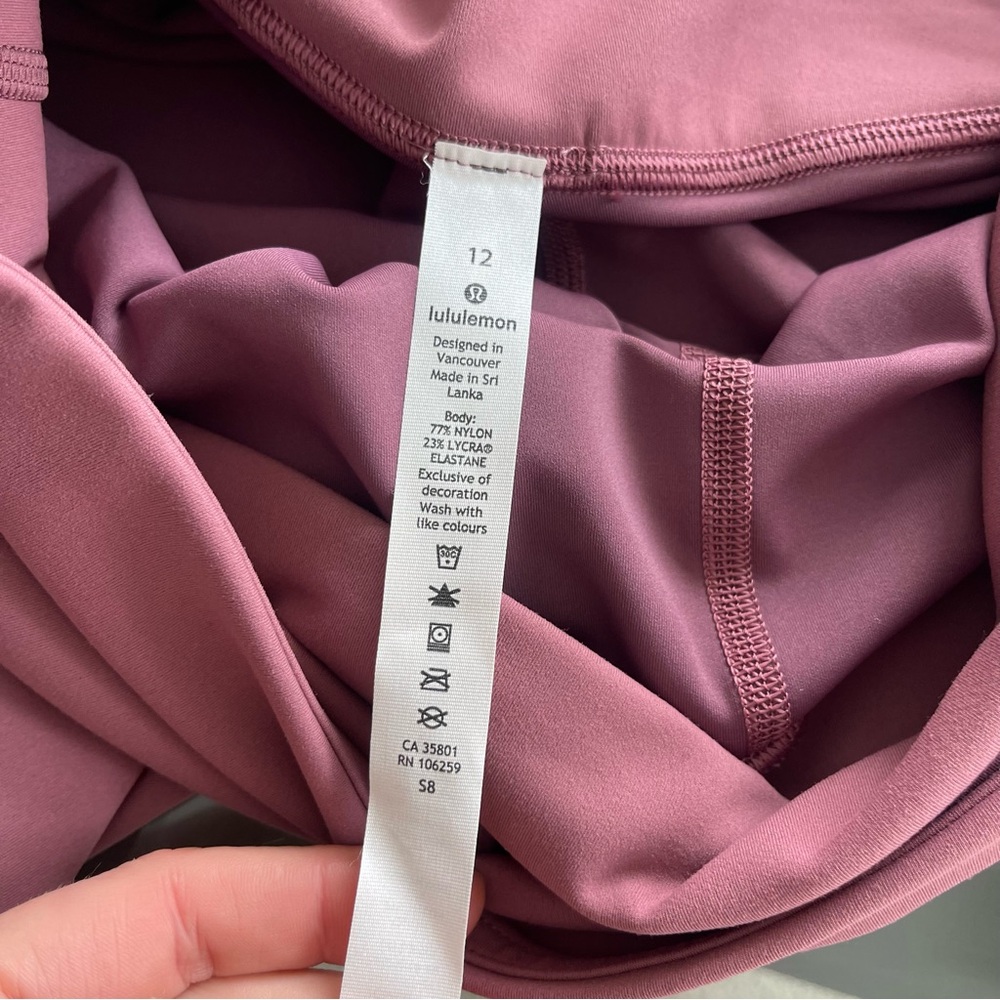 Lululemon Always On High-Rise Tight Pink Size 12 Legging Workout Athleisure - Picture 7 of 8